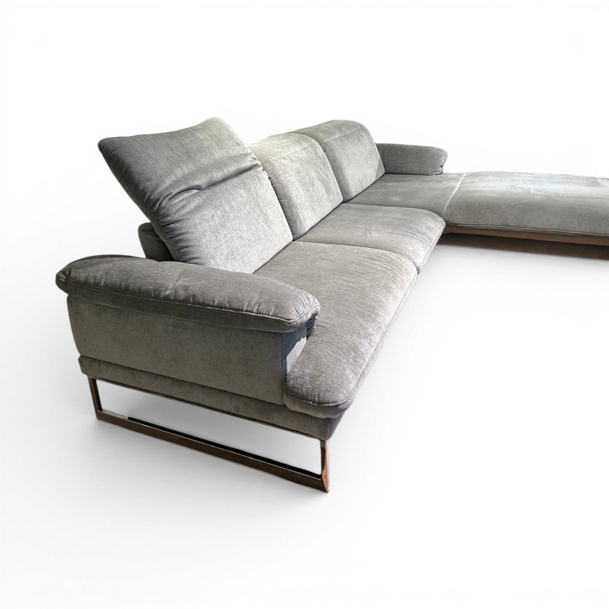 JOOP! 8153 Studio – Ecksofa in Velour Stone