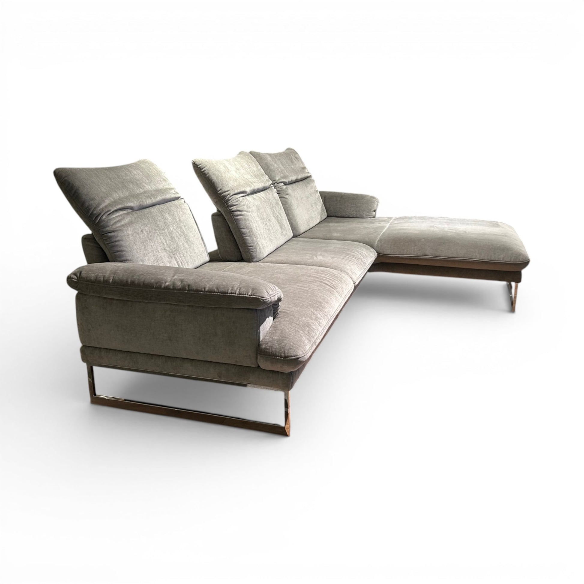 JOOP! 8153 Studio – Ecksofa in Velour Stone