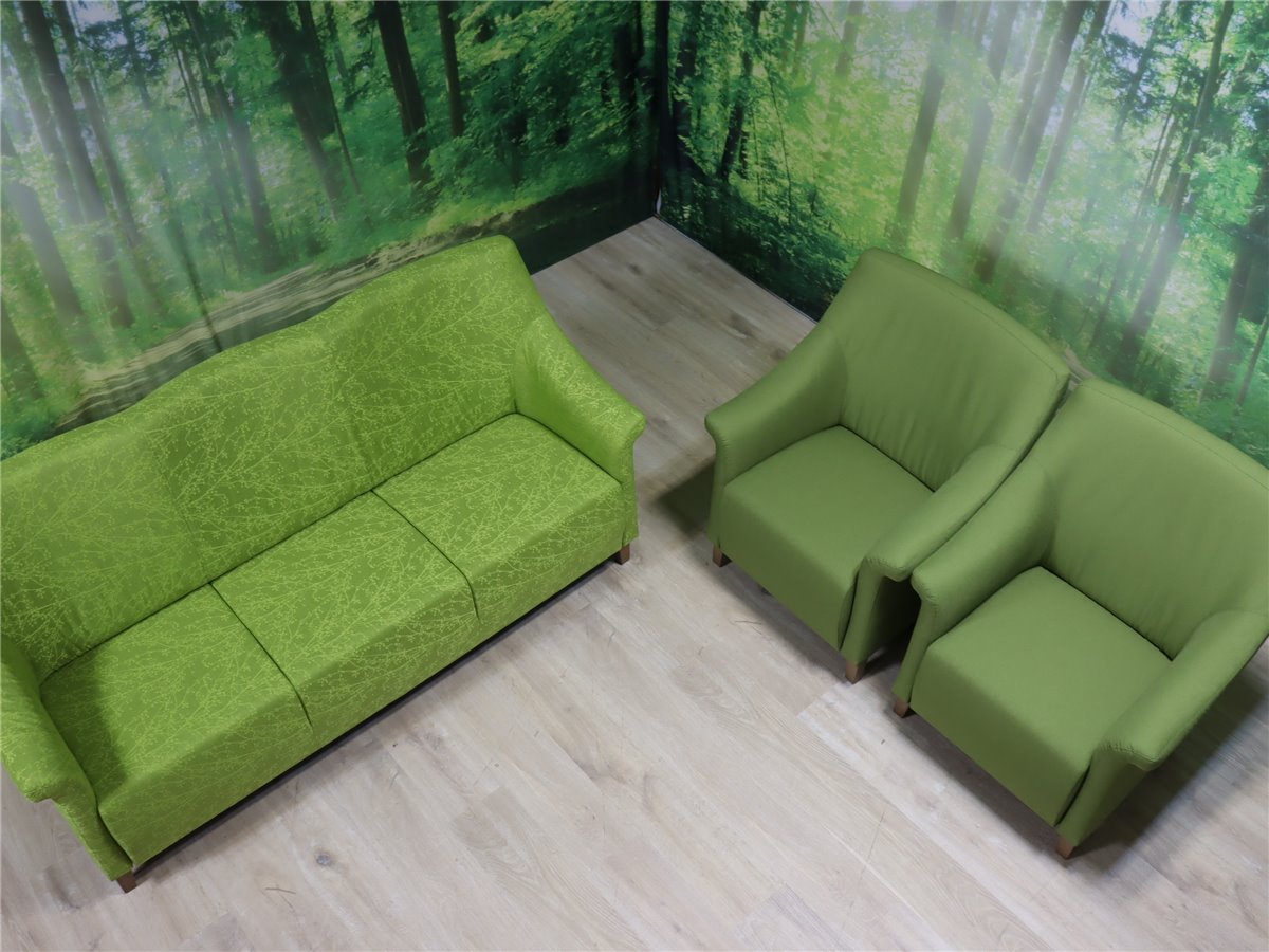Sofagruppe W.SCHILLIG 40413 mit 2 Sesseln – Elegantes Sofa & Sessel Set in Camira Blossom Stoff für höchsten Sitzkomfort