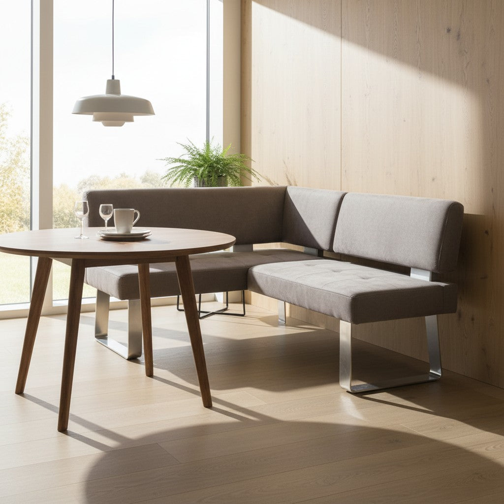 Eckbank K+W Game I 4191 - Microfaser Light Grey