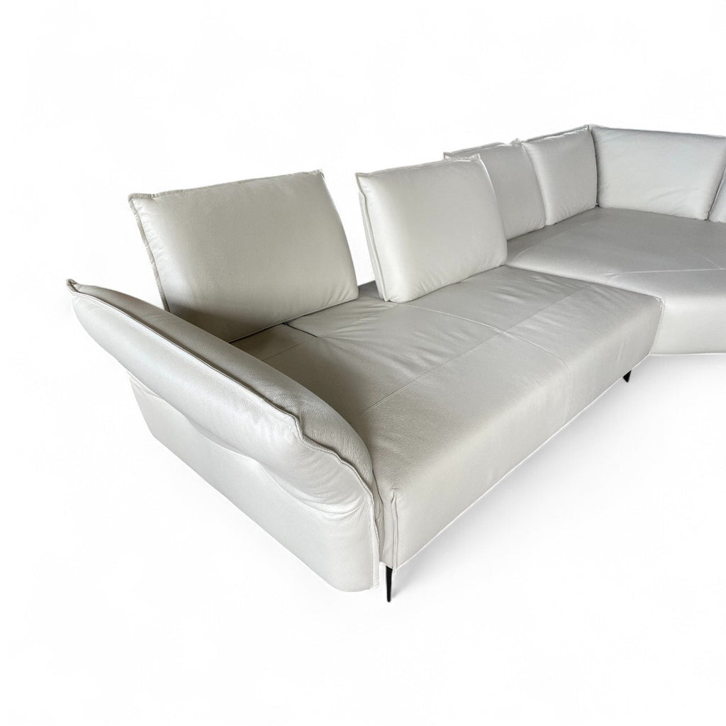 Sofa W.Schillig 16660 "bonnie" – Leder Greige