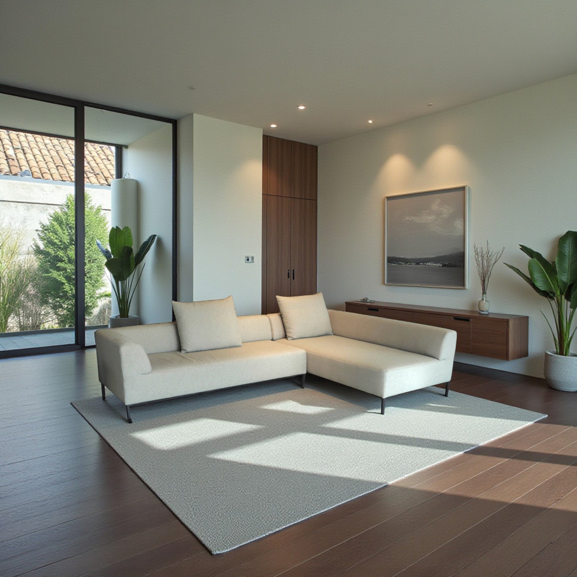 Lounge Ecksofa Freistil by Rolf Benz 185 – Stoff Moosgrau