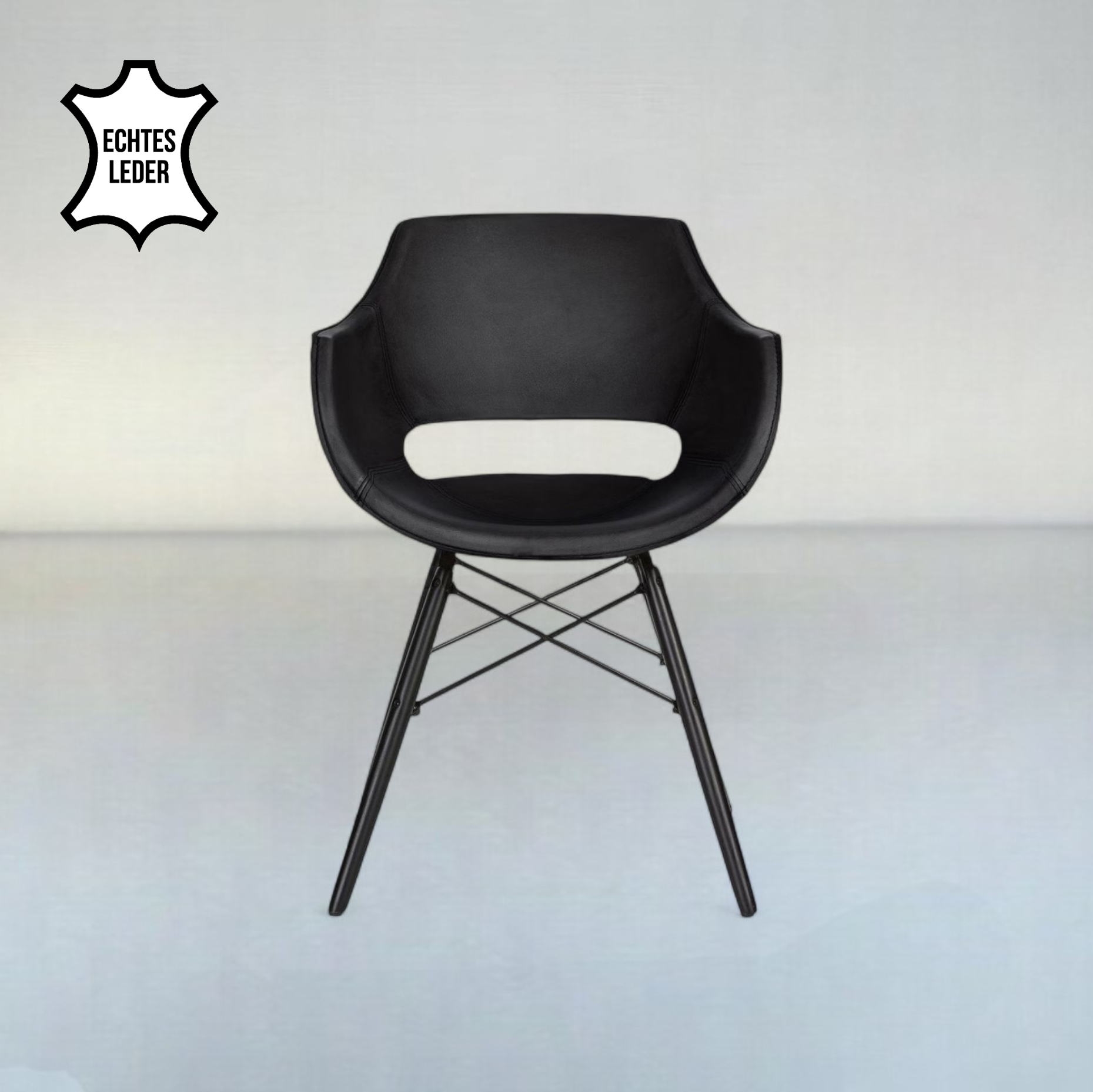 Bodahl Designerstuhl Jazz aus Echtleder