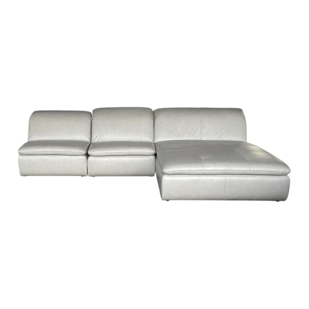 Sofa W.Schillig 16950 "lunalounge" – Leder Taupe
