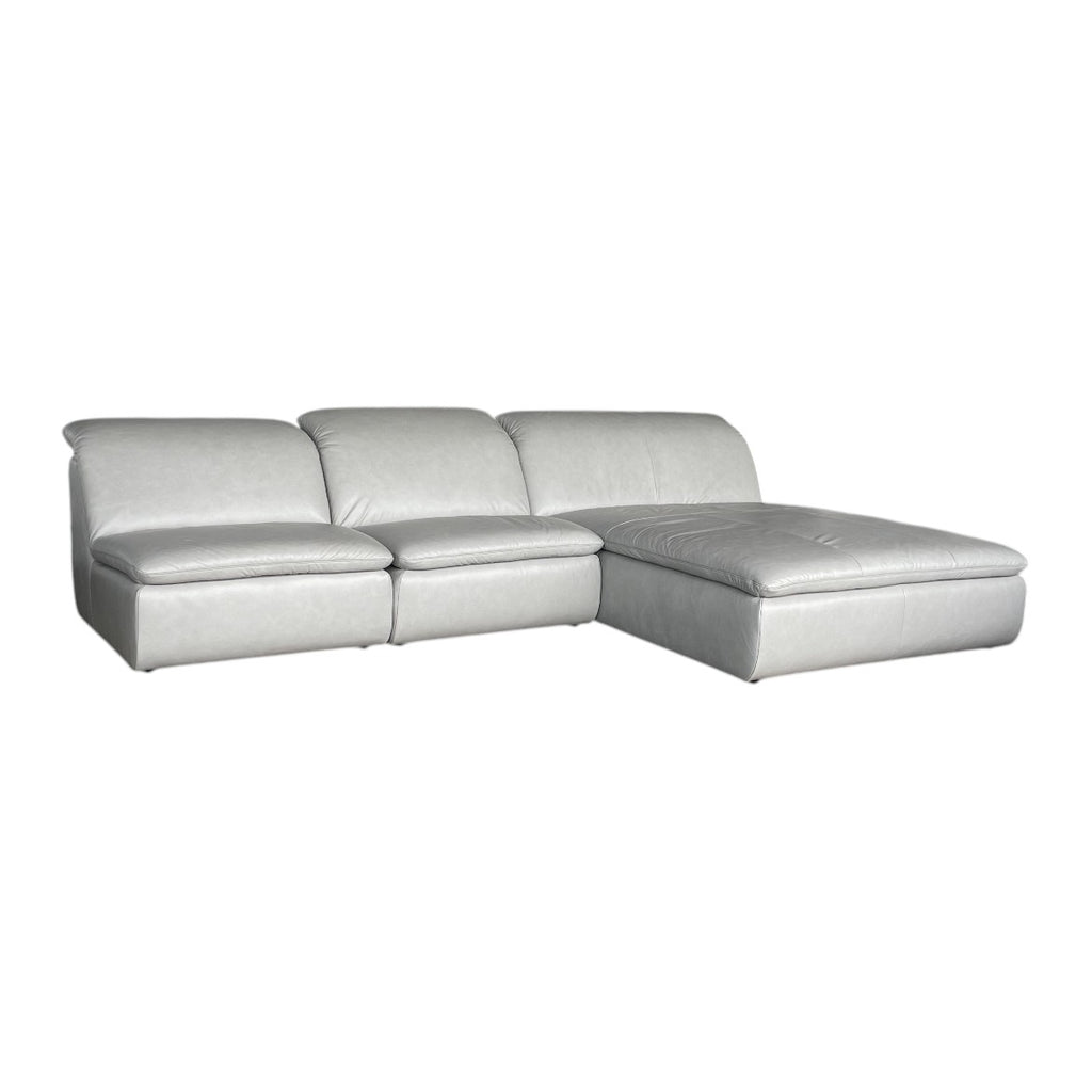 Sofa W.Schillig 16950 "lunalounge" – Leder Taupe