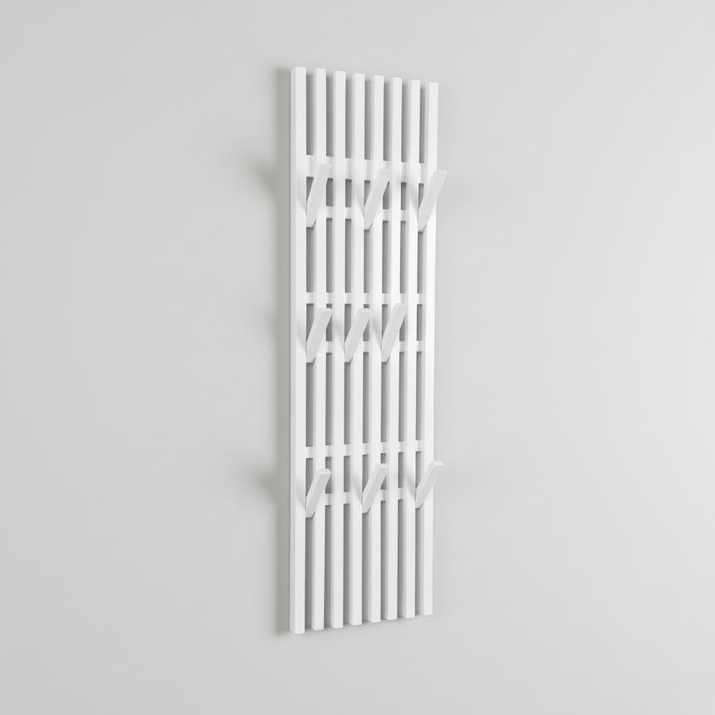 Garderobe Giulia Massivholz weiß